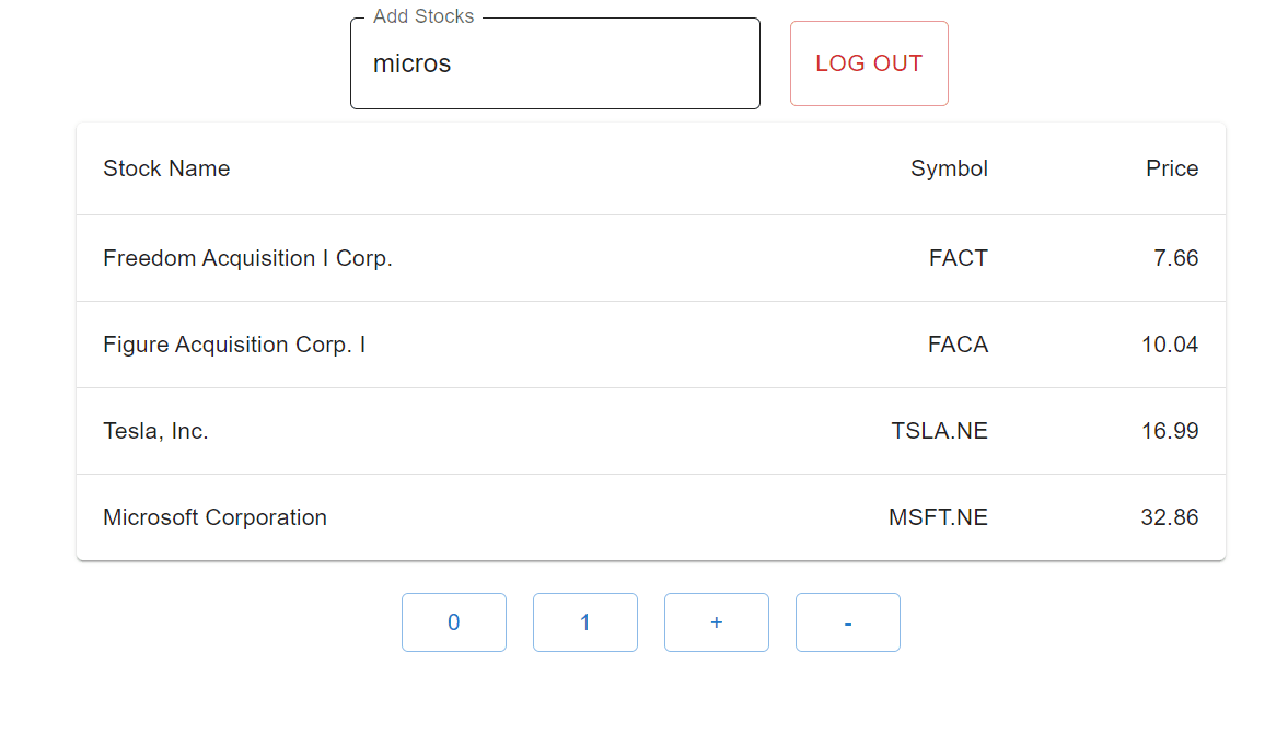 Stock Monitoring Tool